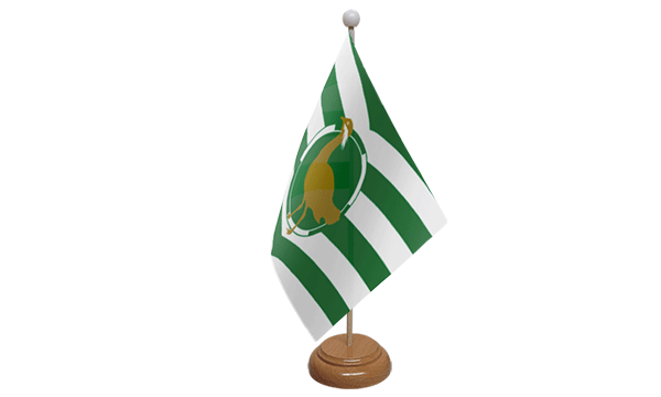 Wiltshire New Small Flag with Wooden Stand